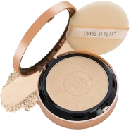 Swiss Beauty Silky and Smooth Oil Control Pressed Powder Compact with SPF 15 – 02 Natural image