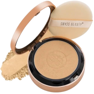 Swiss Beauty Silky and Smooth Oil Control Pressed Powder Compact with SPF 15 – 04 Natural Beige image