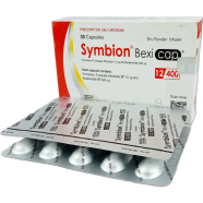 Symbion 400 mcg 12 mcg Inhalation Capsule 10's Strip image