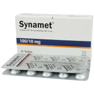 Synamet 100mg Plus 10mg Tablet 10's Strip image