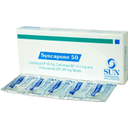Syncapone 50 mg Tablet 10 S Strip image