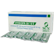 Syndopa CR 125 mg Tablet 10's Strip image