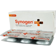Synogen Plus 40 mg,150 mg,120 mg Tablet 6's Strip image