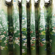 Synthetic Indian Porda 42x84 Inch 4 Kuchi 8 Eyelets Standard Size For windows And Doors image