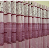 Synthetic Indian Porda 42x84 inch 4 Kuchi 8 Eyelets Standard Size For Windows And Doors image