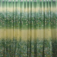 Synthetic Indian Porda 62x84 Inch 6 Kuchi 12 Eyelets Standard Size For Windows And Doors image