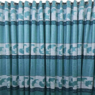 Synthetic Indian Porda 82x84 Inch 8 Kuchi 16 Eyelets Standard Size For Windows And Doors image