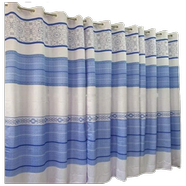 Synthetic Porda 42*84 inch 4 Kuchi 8 Eyelets Standard Size for Windows and Doors image