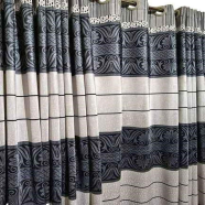 Synthetic Porda 42x84 inch 4 Kuchi 8 Eyelets standard size for windows image