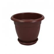 TEL Plastic Flower Tub With Tray 12 image