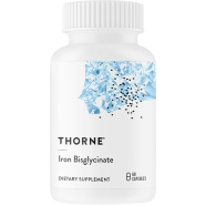 THORNE Iron Bisglycinate 25 mg Iron Supplement For Enhanced Absorption Without Side Effects 60 Capsules image