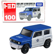 TOMICA REGULAR DIECAST NO.100 SUZUKI JIMMY JAF ROAD SERVICE CAR image