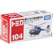 TOMICA REGULAR DIECAST NO.104-7 KAWASAKI BK117 D-2 - 101765