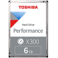 TOSHIBA 6TB 7200 RPM X300 Performance SATA Hard Disk Drive image