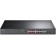TP-LINK TL-SL1218P 16-Port 10/100Mbps plus 2-Port Gigabit Rackmount Switch with 16-Port PoE plus image