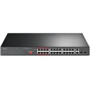 TP-LINK TL-SL1226P 24-Port 10/100 Mbps plus 2-Port Gigabit Rackmount Switch with 24-Port PoE plus image