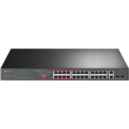 TP-Link TL-SL1226P 24-Port 10/100 Mbps plus 2-Port Gigabit Rackmount Switch with 24-Port PoE plus image