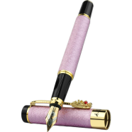 TSAMSA Metal Ink Fountain Pen Luxury Dragon 6006 Crystal Diamond Business Men Writing Ink Pen image
