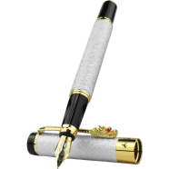 TSAMSA Metal Ink Fountain Pen Luxury Dragon 6006 Crystal Diamond Business Men Writing Ink Pen image