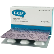 T-Cef 200mg Capsule-7's Strip image