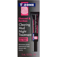 T-Zone Charcoal and Bamboo Clearing Mud Night Treatment 15ml image