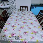 Table Mat/Cloth Pvc Water and Oil Proof White Colour 7/4.5 Feet icon