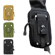 Tactical Waist Pouch Bag Utility Belt Bag for Motorcycle Outdoor Hiking Camping Hunting Top Notch Zipper 1 Piece image