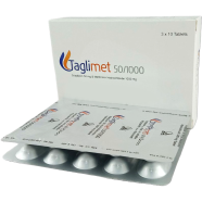Taglimet 50 mg 1000 mg Tablet 10's Strip image