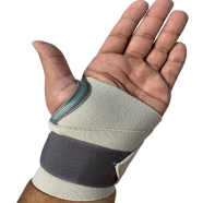 Taiba Thumb And Wrist Support Wrap Brace Binder Stabilizer for Men And Women Gym Workout Sports Hand Injuries Warmer Band, Pain Relief, Arthritis, Tendonitis, Supporter image