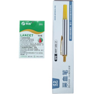 Tainless Steel Lancing Pen With 50pis Lancet Point Pen Hijama Cupping Bloodletting Pen Acupuncture Massage 1Pin image