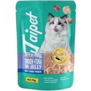 Taipet Wet Cat Food Tuna Flavor In Jelly 70g image