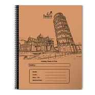 Talent Khata 200 Page Premium Off White Spiral Note Pisa image
