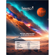 Talent Khata 200 Page Premium White Binding Note Mars image
