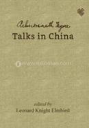Talks in China image