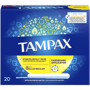 Tampax Cardboard Regular Applicator Tampons 20 image