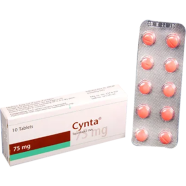 Tapentadol 75 mg Tablet 10's strip image