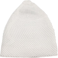 Taqwa Muslim Prayer Tupi - White (মুসলিম প্রেয়ার টুপি- সাদা)