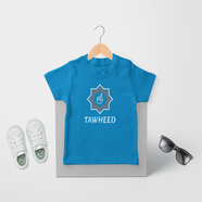 Tawheed Exclusive Half Sleeve Blue T-Shirt (ASL-1) image