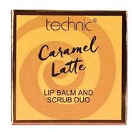 Technic Lip Scrub and Balm Duo - Caramel Lattte - 5021769811602 image