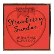 Technic Lip Scrub and Balm Duo - Strawberry image