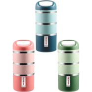 Tedemei Stainless Steel 3 Layers Lunch Box 1.43L image