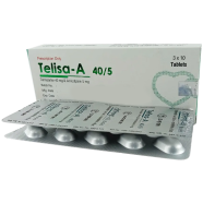 Telisa-A 5 mg, 40 mg Tablet – 10's Strip image