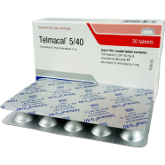 Telmacal 5 mg, 40 mg Tablet 10's Strip image