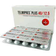 Telmipres Plus40 mgPlus 12.5 mg 10's Strip Tablet icon