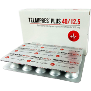 Telmipres Plus 40 Mg, 12.5 Mg Tablet 10'S Strip image
