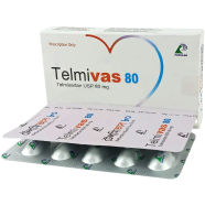 Telmivas 80mg Tablet 10's Strip image