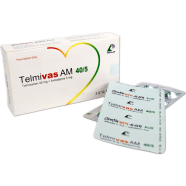 Telmivas Am 5 mg 40 mg Tablet 10's Strip image