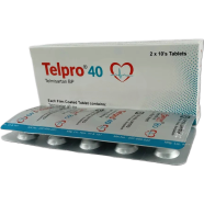 Telpro 40 mg Tablet 10's Strip image