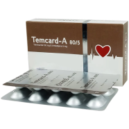 Temcard-A 5 Mg Plus 80 Mg Tablet 10's Strip image
