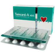 Temcard A 5mg 40mg Tablet 10's Strip image